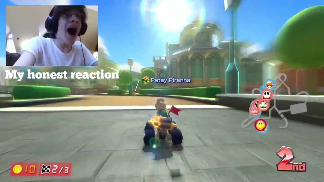 I survived a blue shell (or spiny shell)