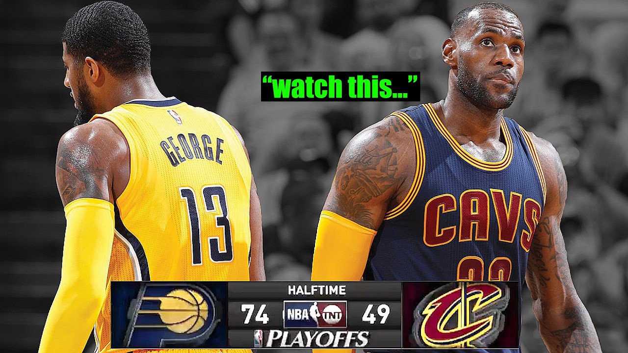 Down by 25 In The Playoffs, Lebron SHOCKS THE WORLD...