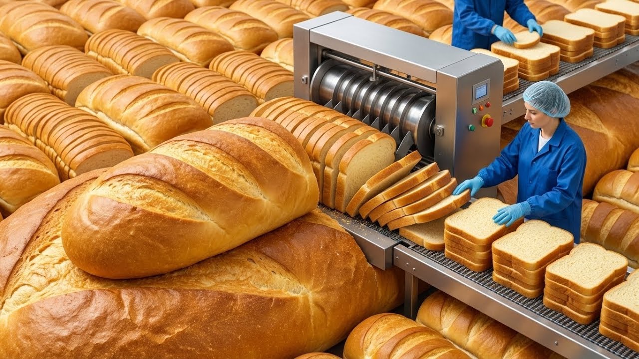 Inside a Giant Bread Factory: How Millions of Loaves Are Made