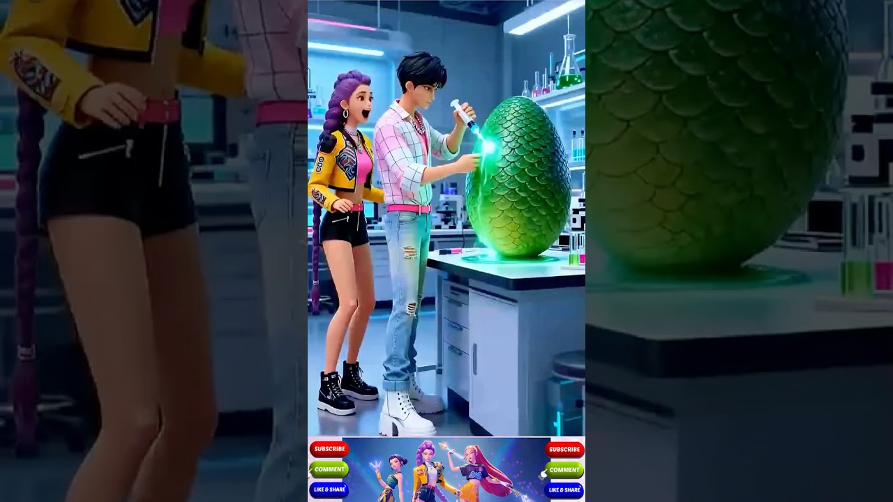 KPOP Demon Hunters Huntrix Animations ❤️ Золотая песня! Забавные Руми и Джинну #шорты #kpop #huntrix