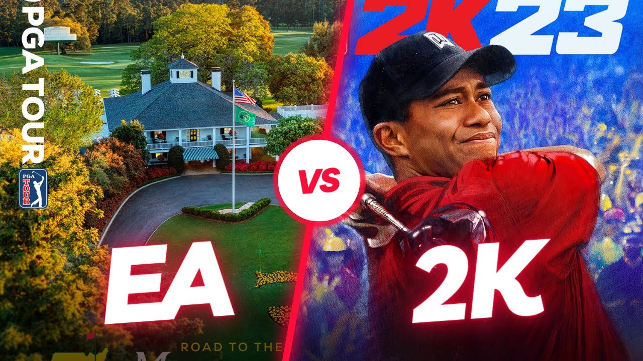 EA Sports PGA Tour vs PGA Tour 2K23 (Sleeve1080 Plays and Reviews)
