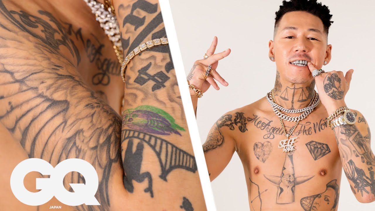 KOWICHIが体に刻んだタトゥーを紹介 | Tattoo Tour | GQ JAPAN