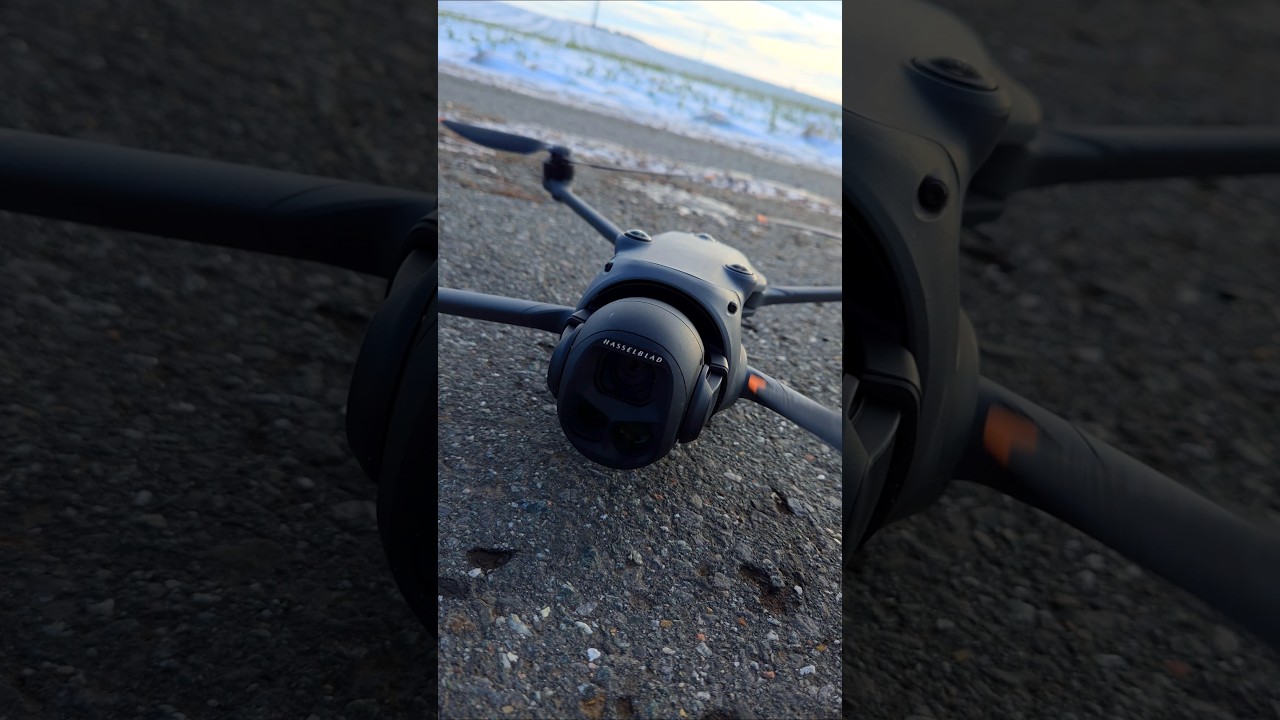 DJI MAVIC 4 PRO magical winter flight thru the snow 🔥😵 #shorts #dji #djimavic4pro #drone