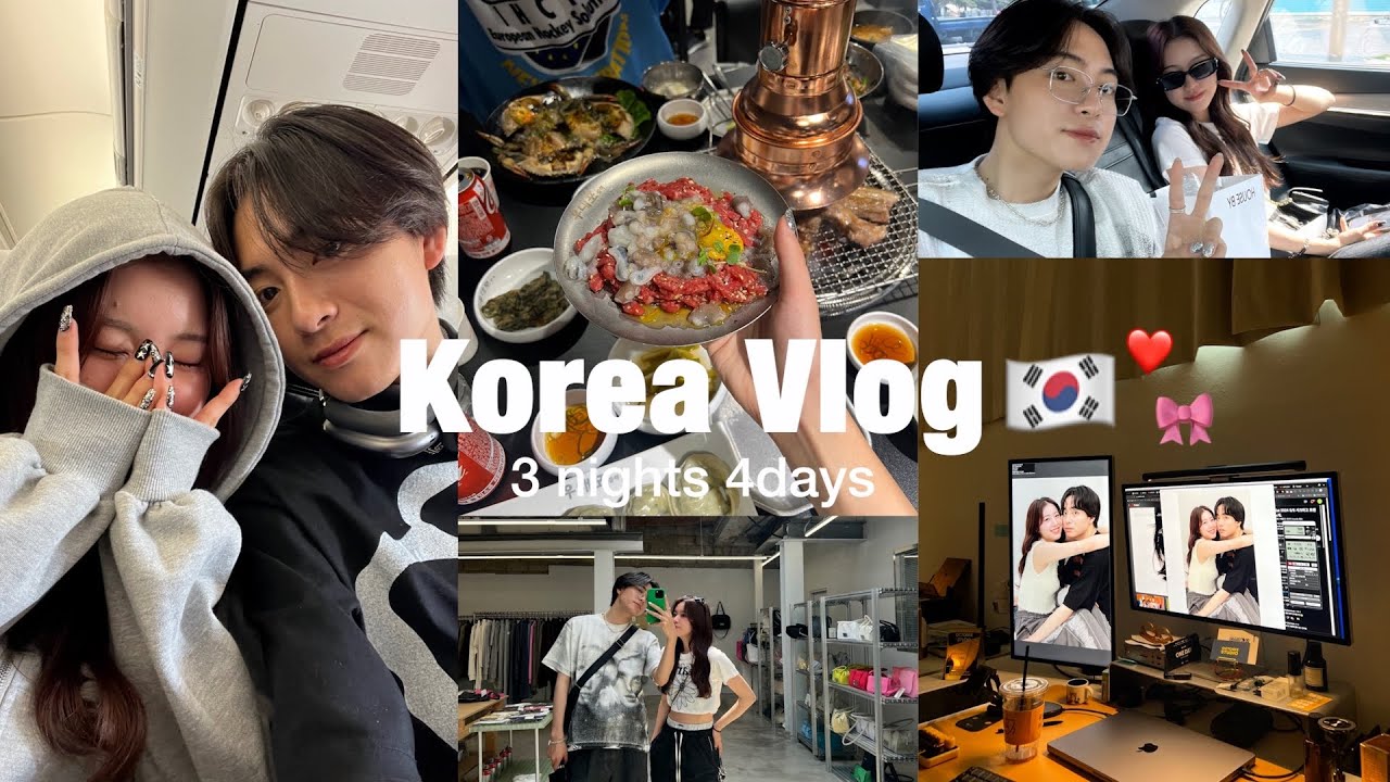 VLOG : 3泊4日の韓国旅行🇰🇷🎀 初めての韓国ﾆﾀﾞ‼︎