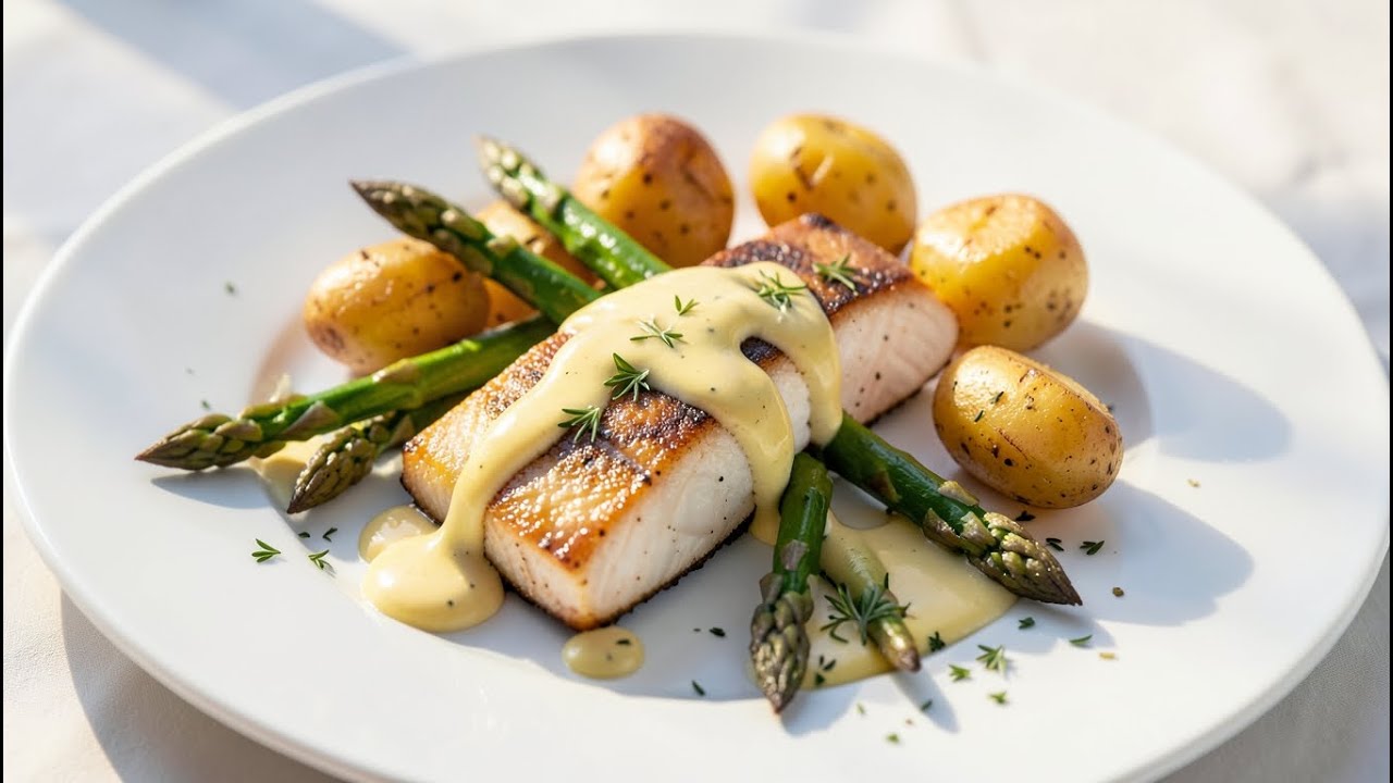 flétan sauce hollandaise