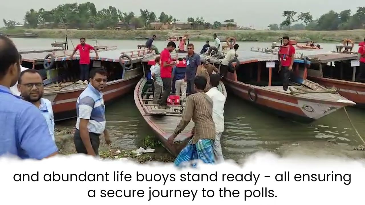 Visuals from Bilasipara showcase a dedicated effort towards ensuring a successful voting process.