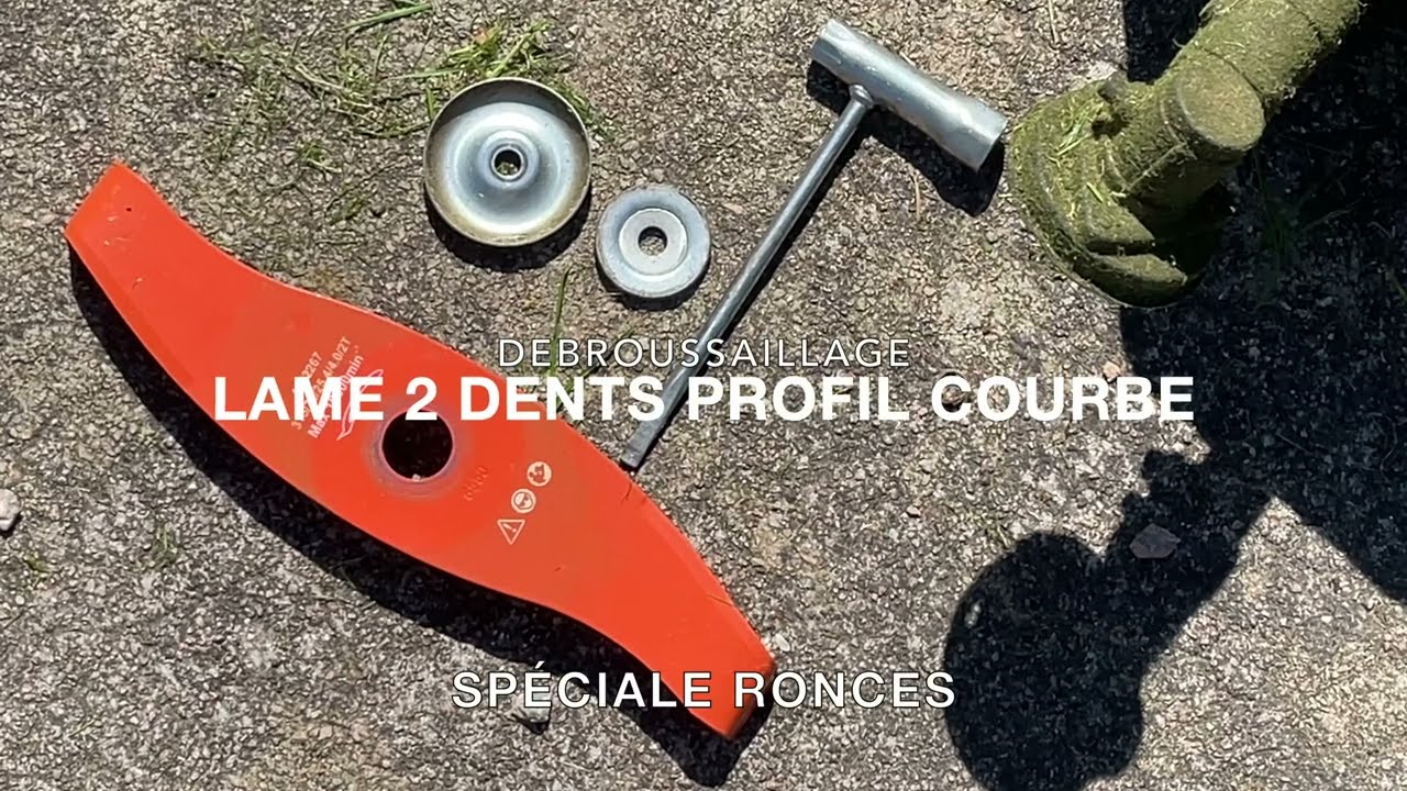 Lame de #débroussailleuse pour roncier