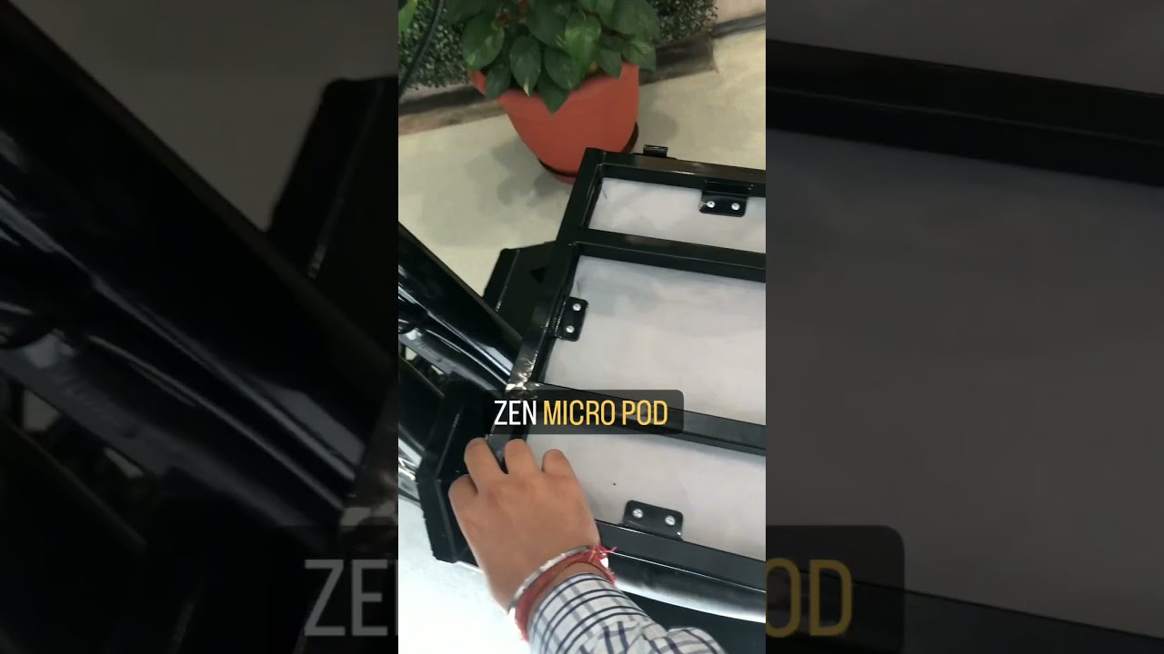 The under-seat storage in Zen Micro Pod is enough to carry the driver's personal belongings #shorts