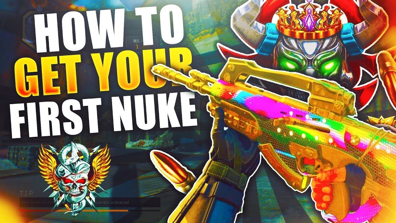 How to get your First Nuke *NUCLEAR* Call of Duty BO4