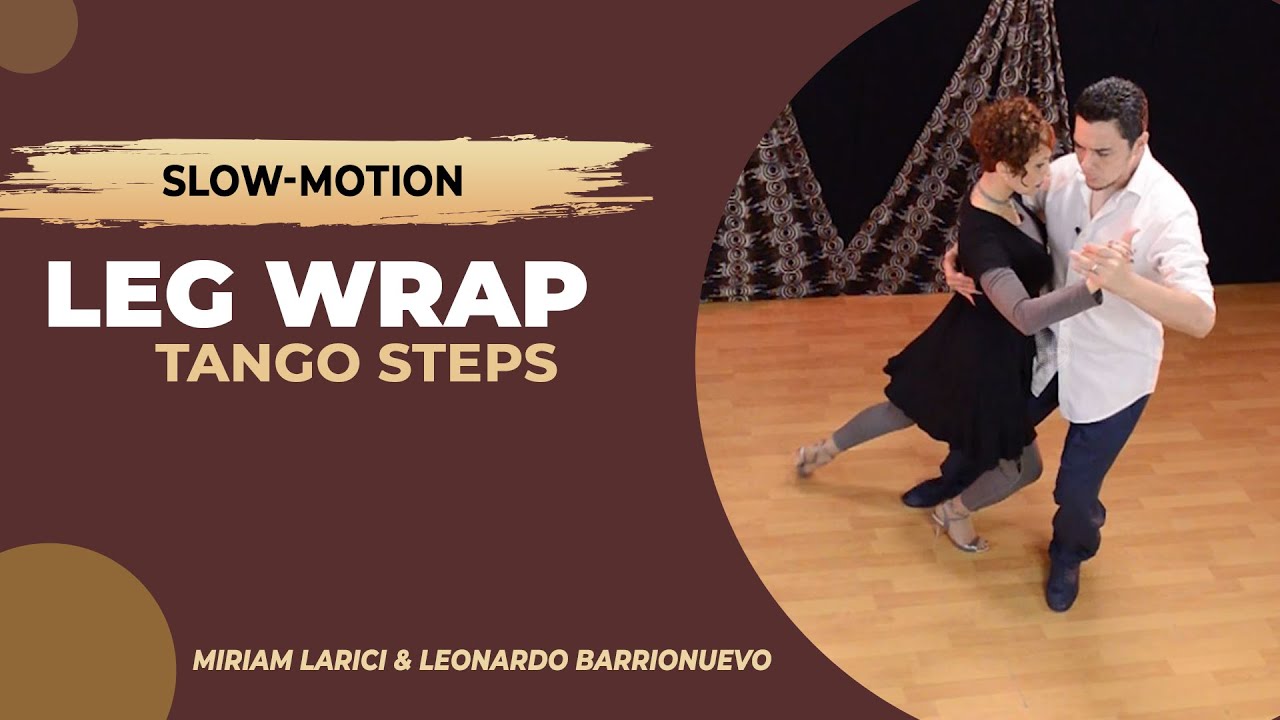 Tango steps in slow-motion 