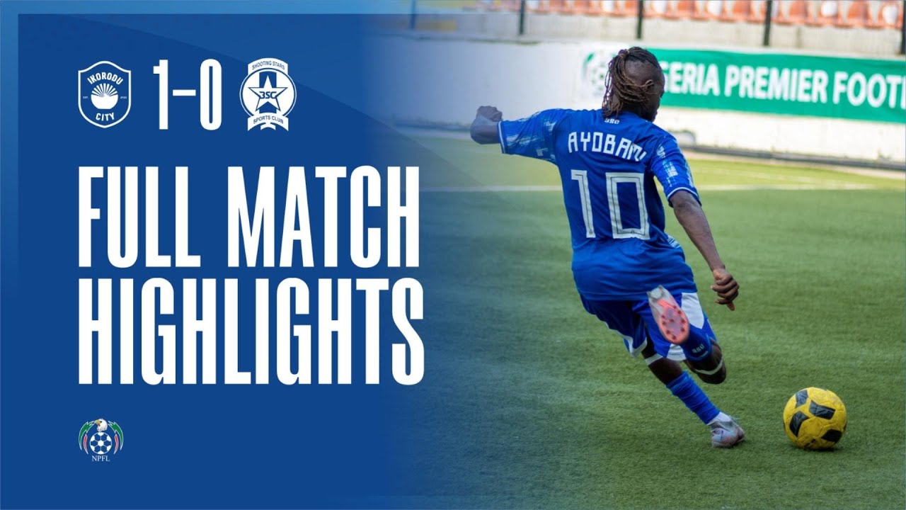 IKORODU CITY 1 - 0 SHOOTING STARS (3SC) | MD 23 HIGHLIGHTS | NPFL26