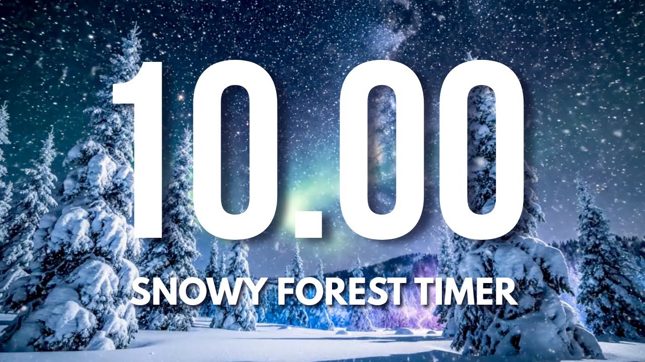 10 Minute Study Timer with Relaxing Winter Ambience