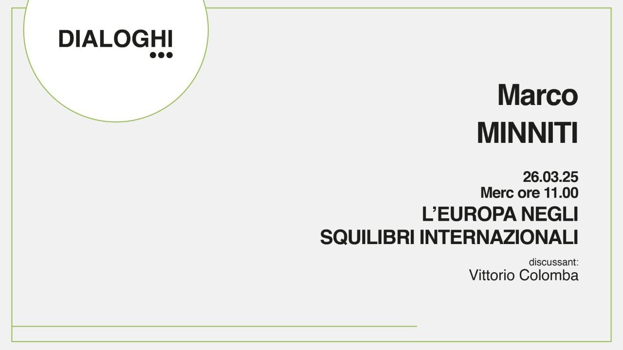L'EUROPA NEGLI SQUILIBRI INTERNAZIONALI