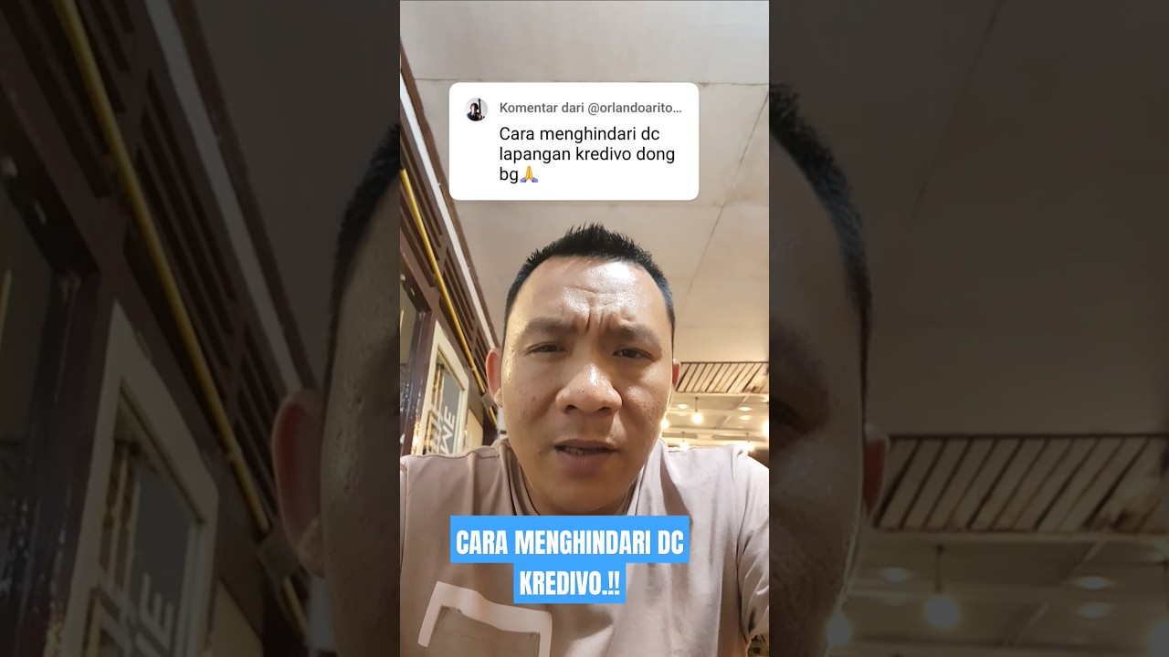 CARA MENGINDARI DC LAPANGAN KREDIVO #viralvideo #pinjol