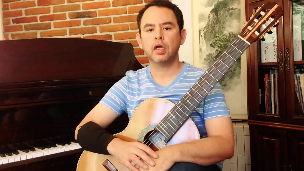Clase de guitarra estudio 1 de Heitor Villa-Lobos, Rafael Elizondo