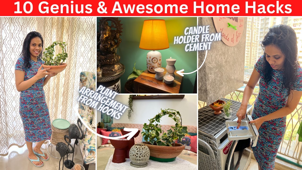 10 GENIUS & NEW Home Hacks that changed my HOME | #longlookspowder