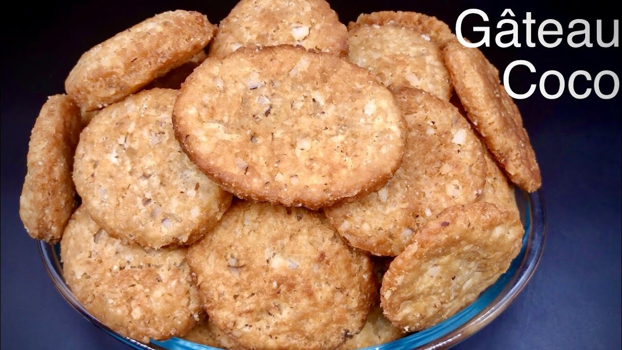 Gâteau coco , biscuits au coco
