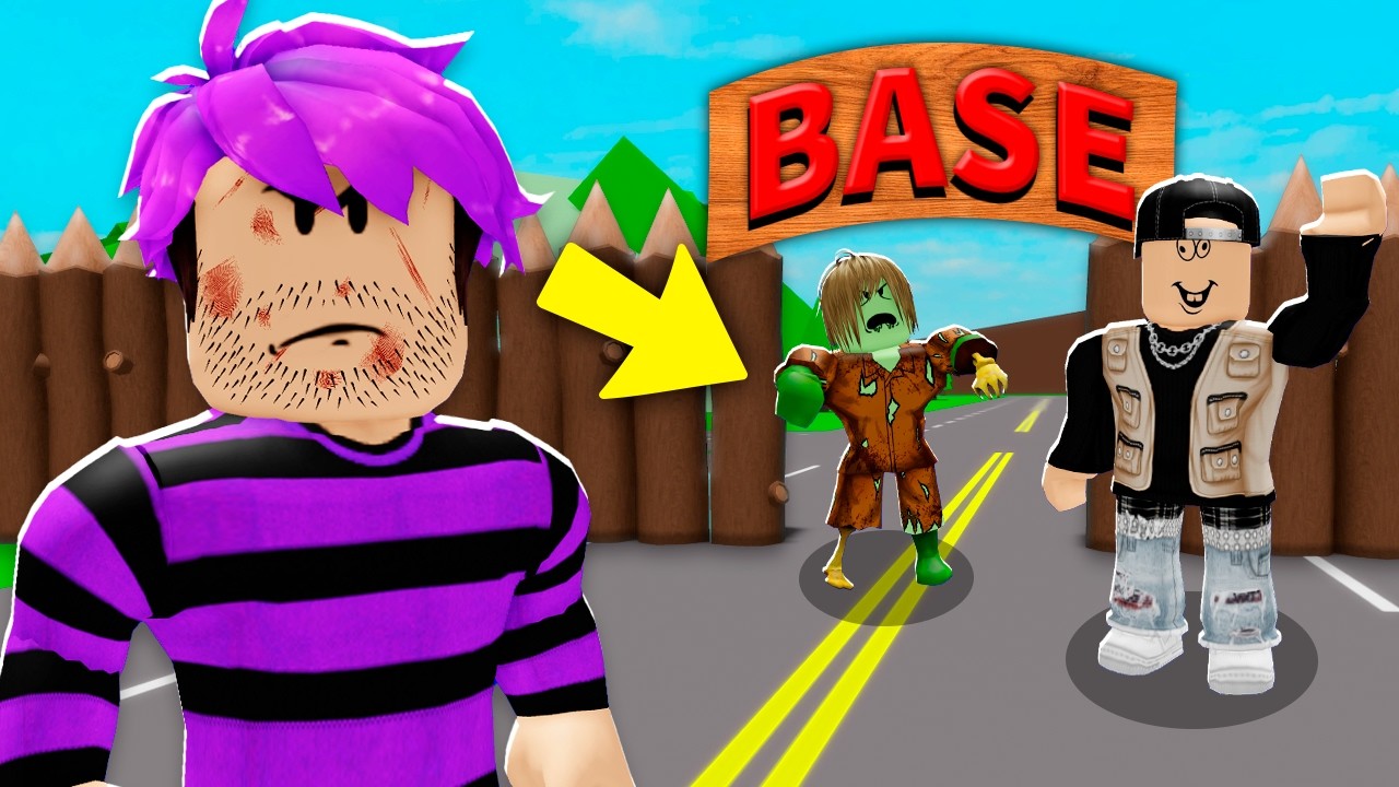 CONSTRUI UMA BASE SEGURA NO APOCALIPSE! (Brookhaven)