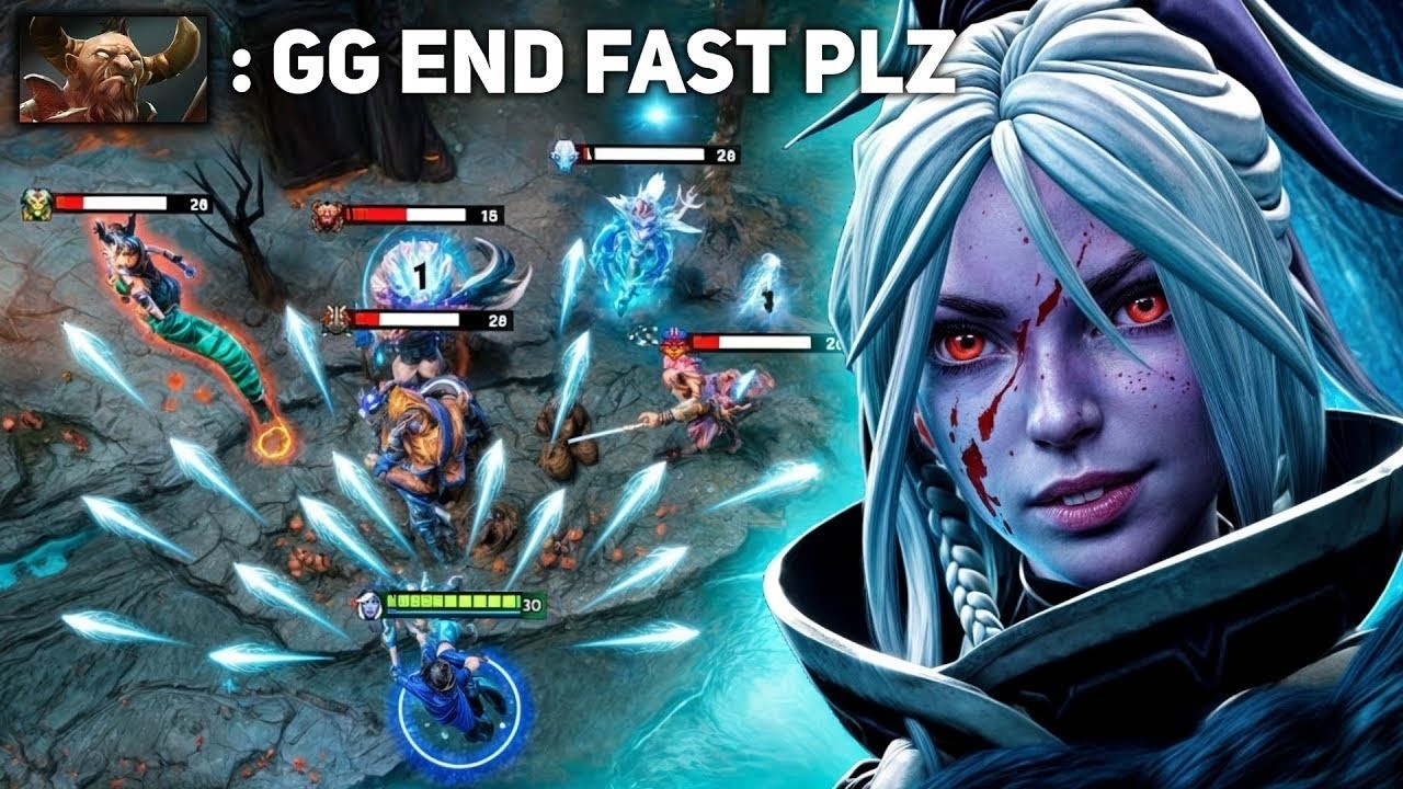 36 Kills Drow Ranger Monster 7.41b🔥🔥🔥One Shot Comeback | Dota 2 Gameplay