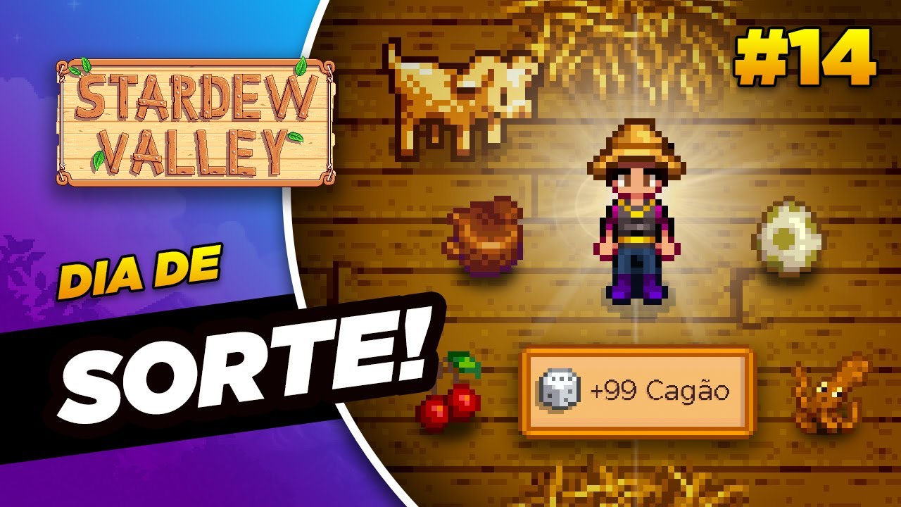 COMO SER UM SORTUDO + MEDUSAS DA LUA! Aprenda a jogar Stardew #14