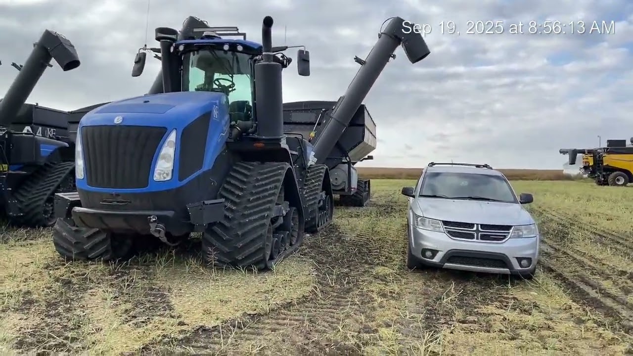 Un agricultor muy grande