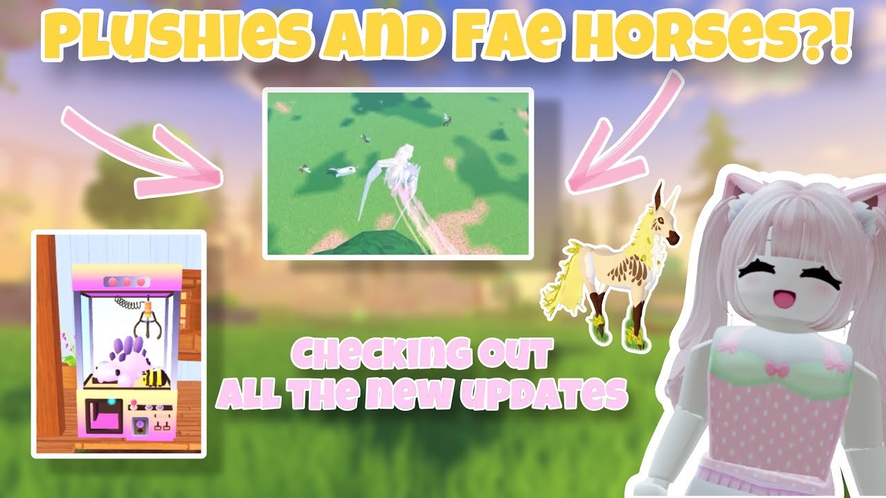 Plushies and FAE Horses in Horse Life?! Checking out the new updates & Fae hunting!