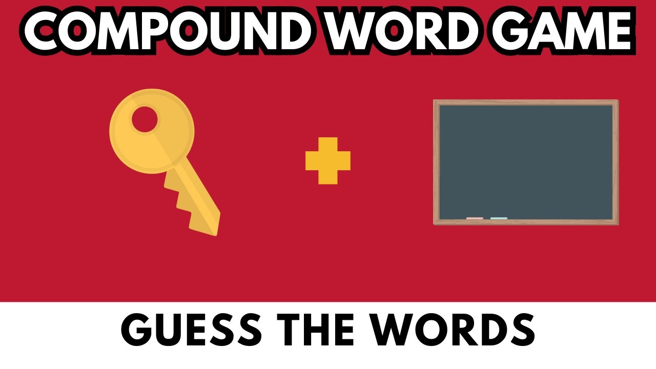 ESL Compound Word Quiz Game- Guess the Compound Word Game.