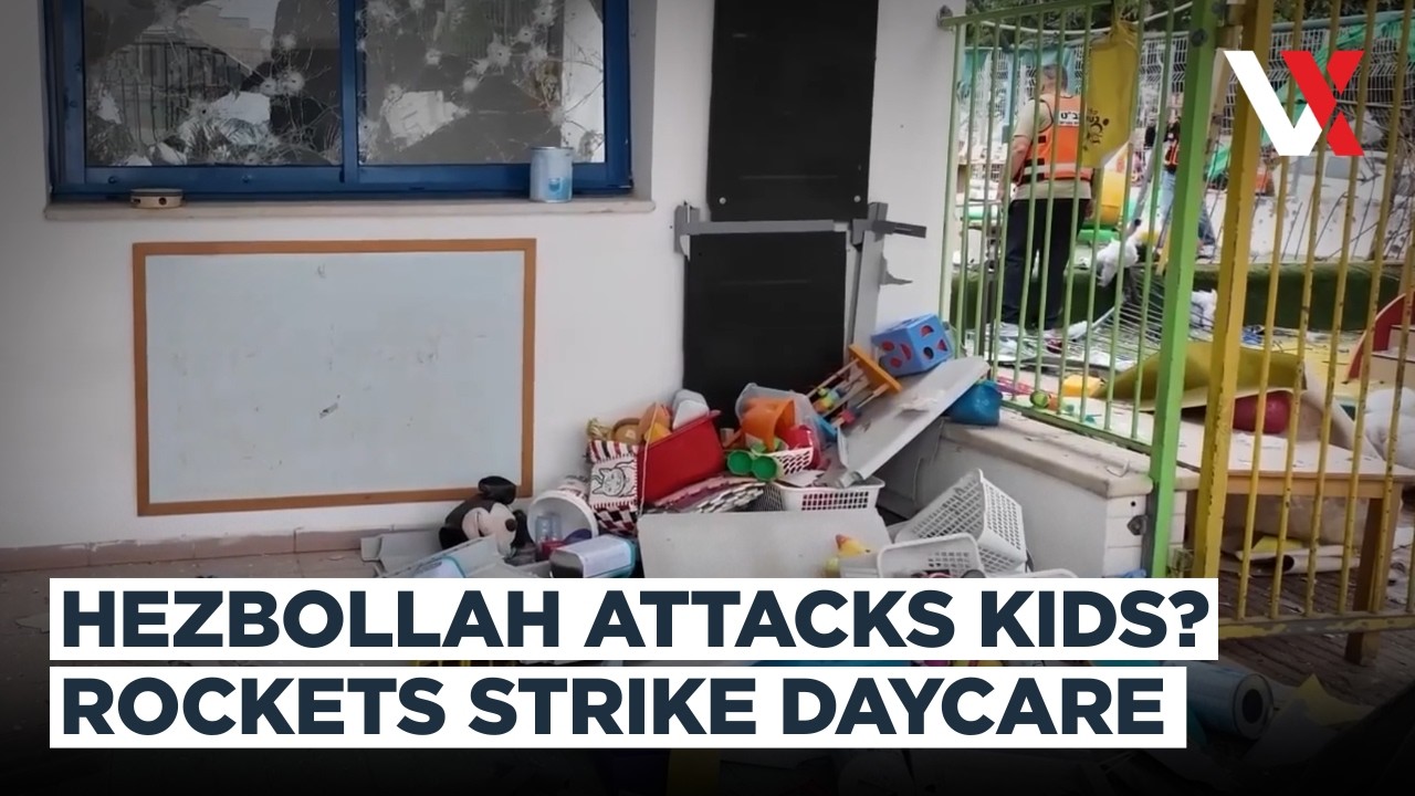 Massive Explosions Rock Nahariya As Hezbollah Rocket Strikes Israeli Children's School | VERTEX
