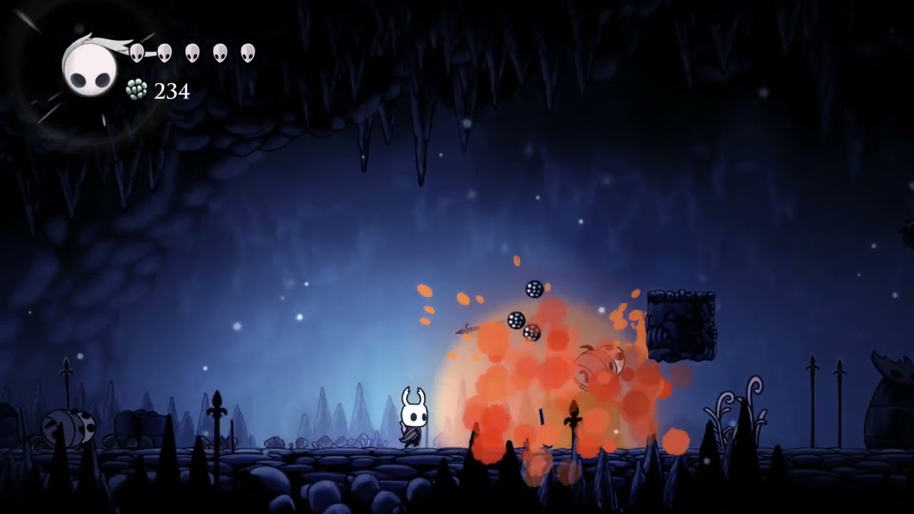 Lets play Hollow Knight #2 by an 11 year old - Forgotten Crossroads, Gruz Mother