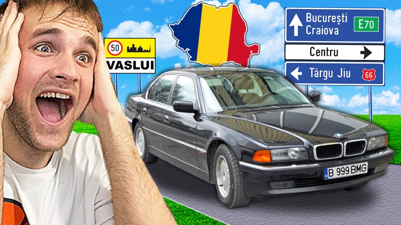 MERG cu BMW E38 750iL din 2005 prin ROMANIA! - Euro Truck Simulator 2