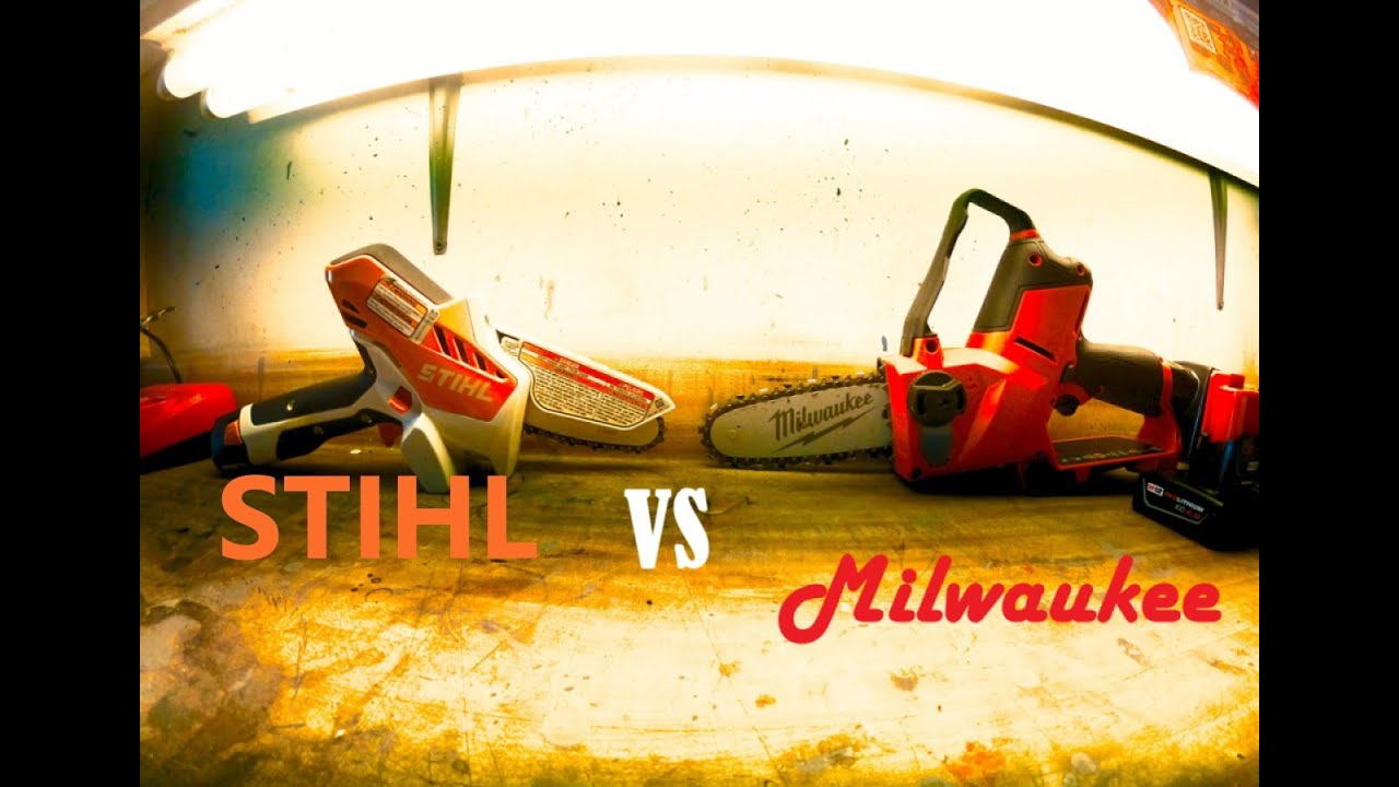 Stihl GTA 26 VS Milwaukee Hatchet