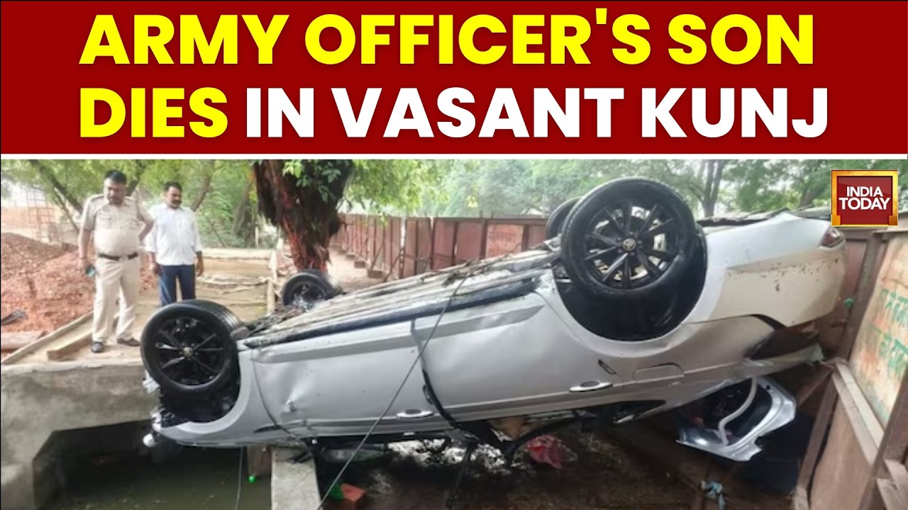 Delhi Car Crash: Army Officer's Son Dies, Student Injured In Vasant Kunj Accident | India Today