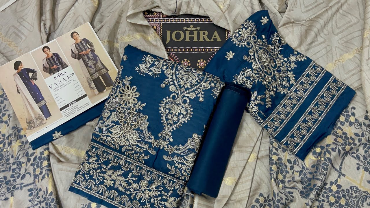 Johra New Volume Vasal | Lexury Lawn Embroidered With Jacquard Lawn Duppata | Eid Collection 2026