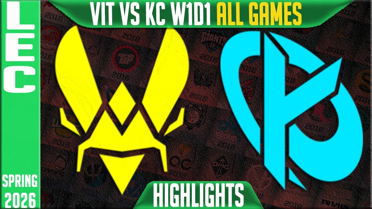 VIT vs KC ALL GAMES Highlights | LEC Spring 2026 W1D1 | Team Vitality vs Karmine Corp