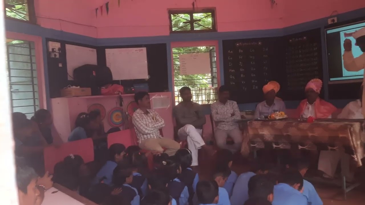 जिल्हा परिषद प्राथमिक शाळा सोलंकरवाडी निरोप समारंभ राजाभाऊ भांगिरे यांचे मार्गदर्शन