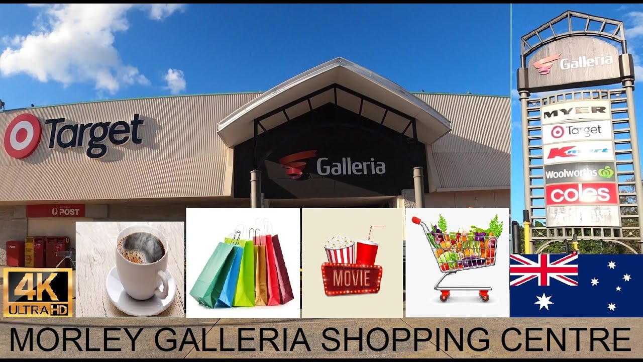 Morley Galleria Shopping Centre [4K] Perth WA Australia   CENTRO COMERCIAL   TIENDA DE COMESTIBLES