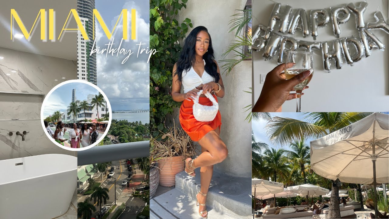TRAVEL VLOG: My Birthday weekend in Miami! Nikki Beach, Good eats, Downtown Miami, Girls trip