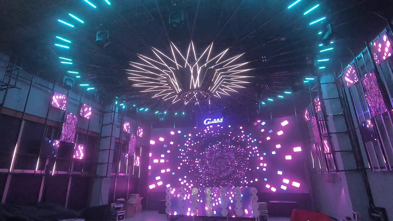 strip light, led screen in CharmingLED showroom, special design for club, stage
