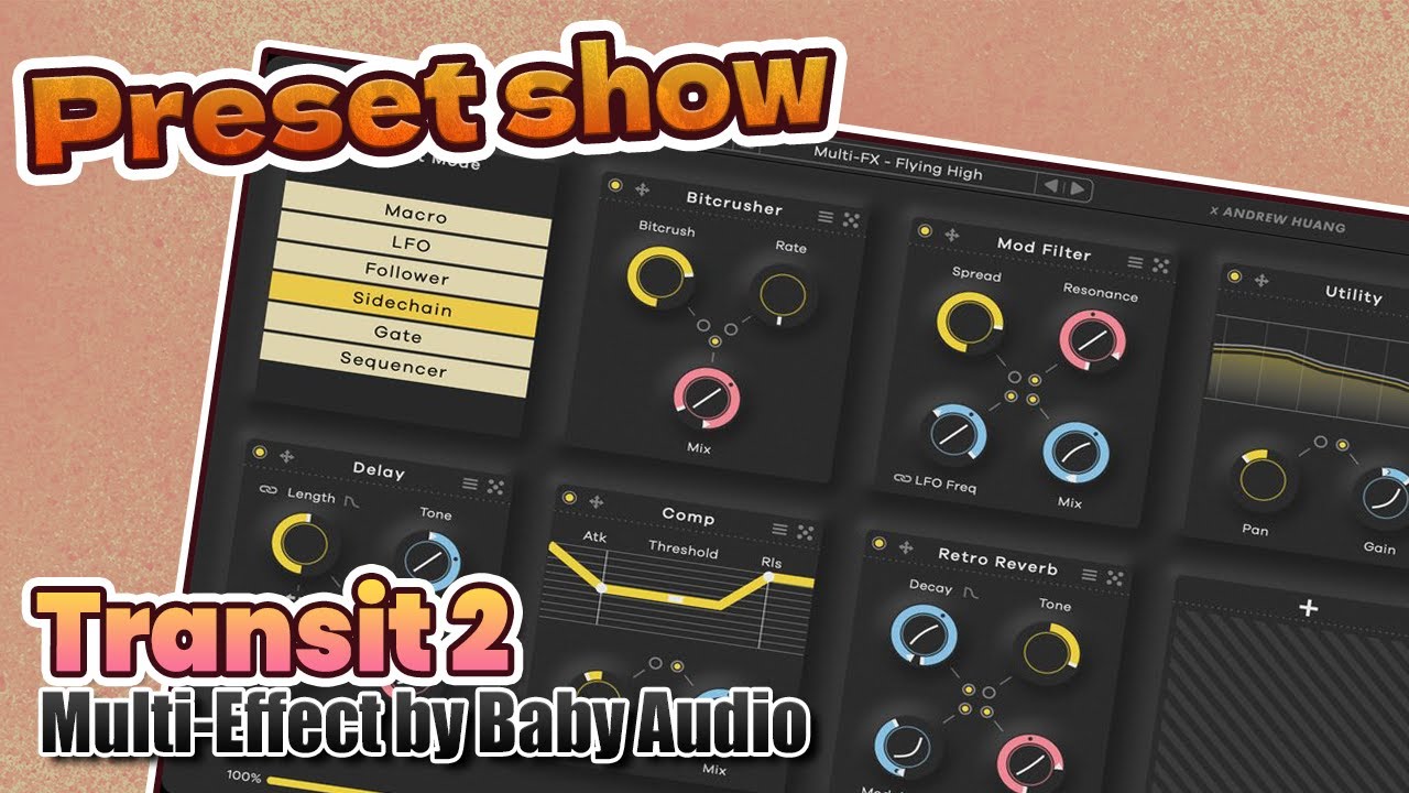 Transit 2 Multi-Effect by Baby Audio  All Presets Sound Check