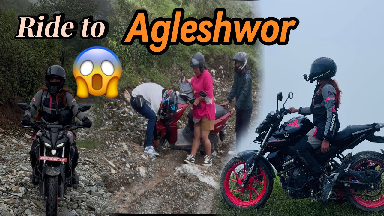 OMG 😱 KHATARNAK OFF-ROAD RIDE TO AGLESHWOR,RAMECHHAP//