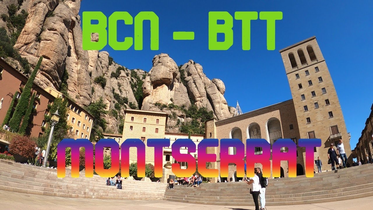 BCN SANTUARI DE MONTSERRAT BTT- ROUTE MONASTERY MONTSERRAT CATALONIA MOUNTAIN BIKE-
