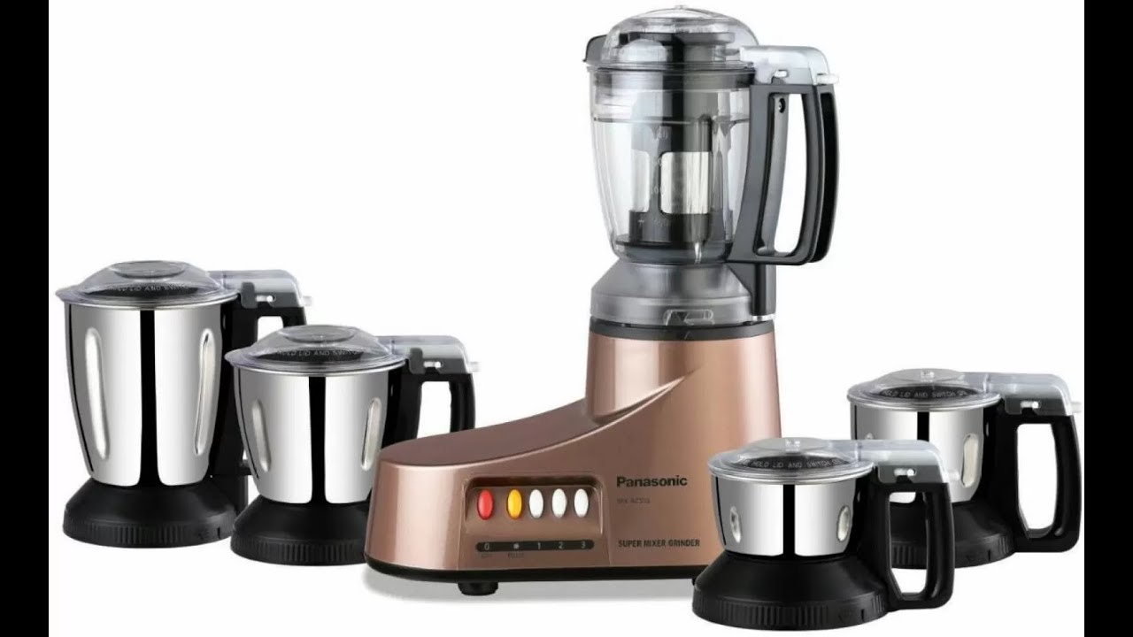 Unboxing Panasonic Mixer Grinder MX AC555 (5 Jars) (Metallic Bronze)