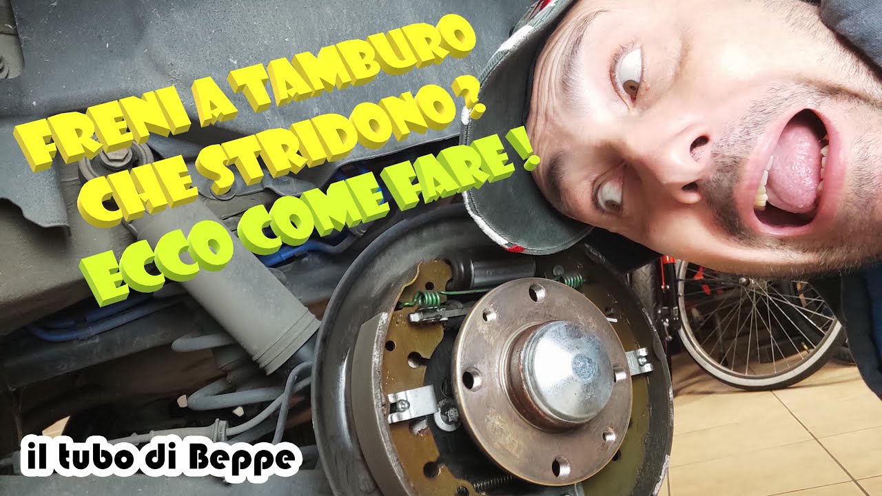 Freni posteriori a tamburo che stridono #brake #auto #car #service