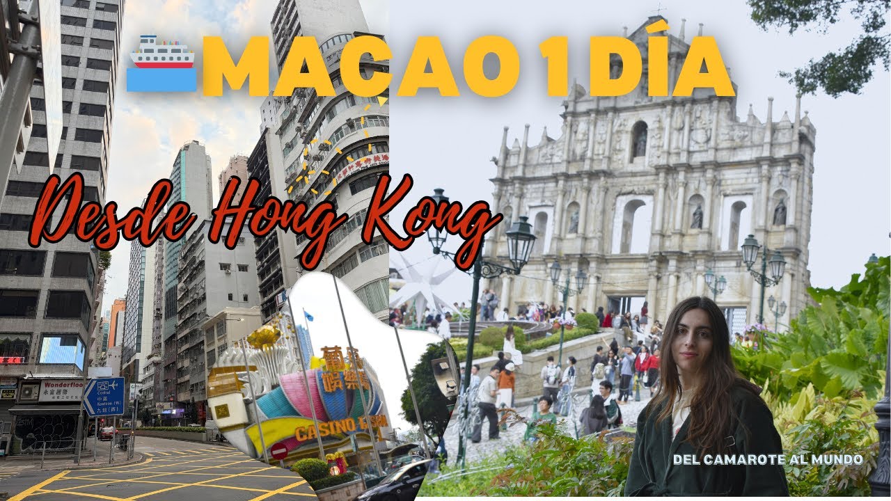 Así es MACAO en 1 día desde HONG KONG 🚤 | ¿Vale la pena?