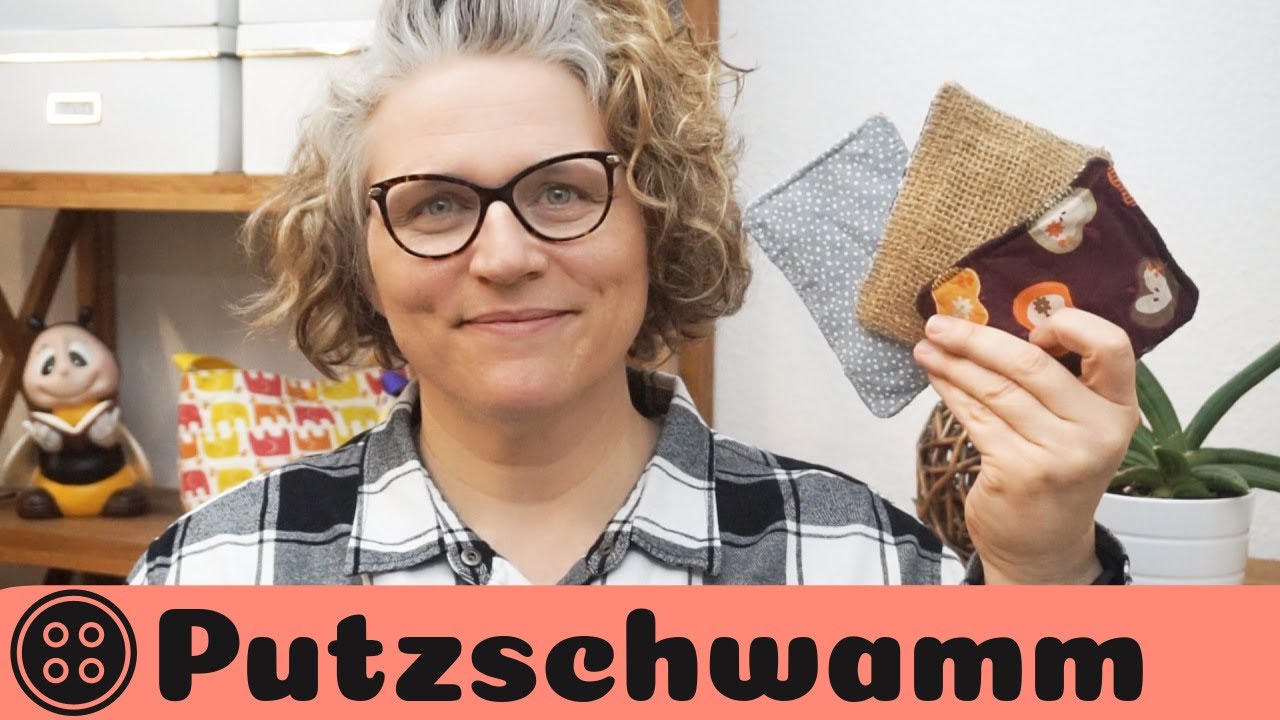 Putzschwamm nähen / Stoffreste verwerten / Cleaning Sponge