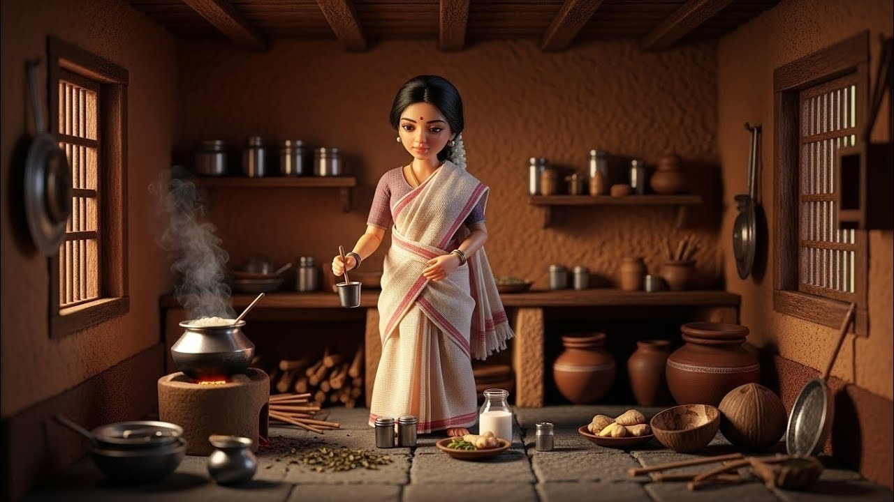 [ASMR] Punjabi village simple life style |ghibli style #simplelife 