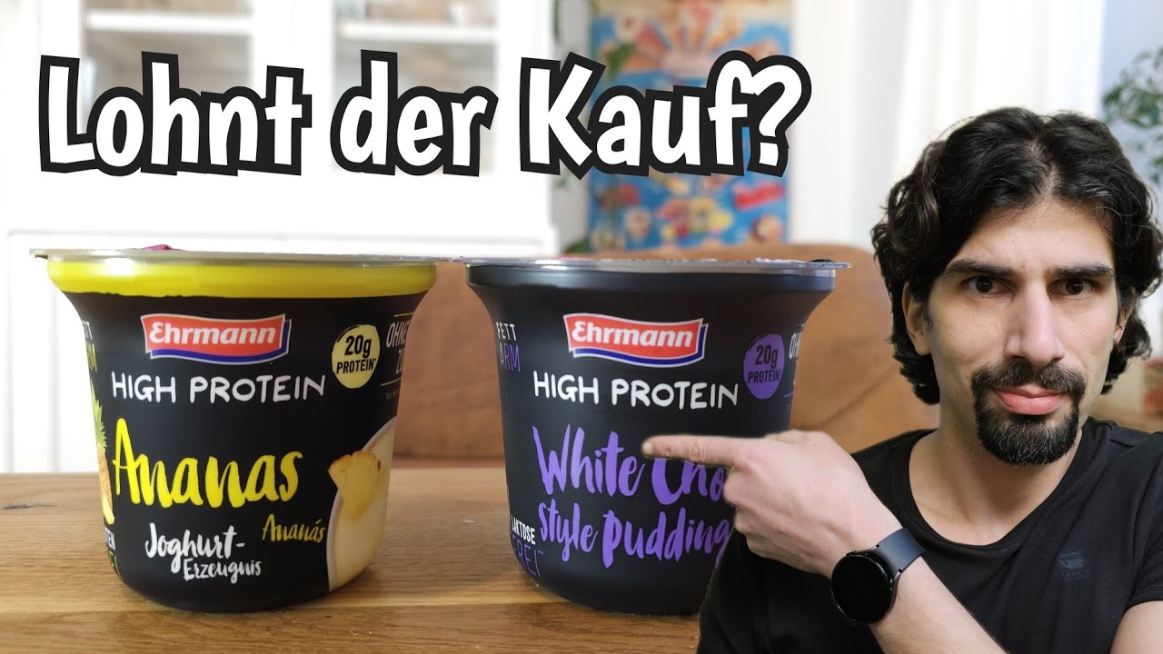 Neues von Ehrmann High Protein: Ananas Joghurt und White Choc Style Pudding