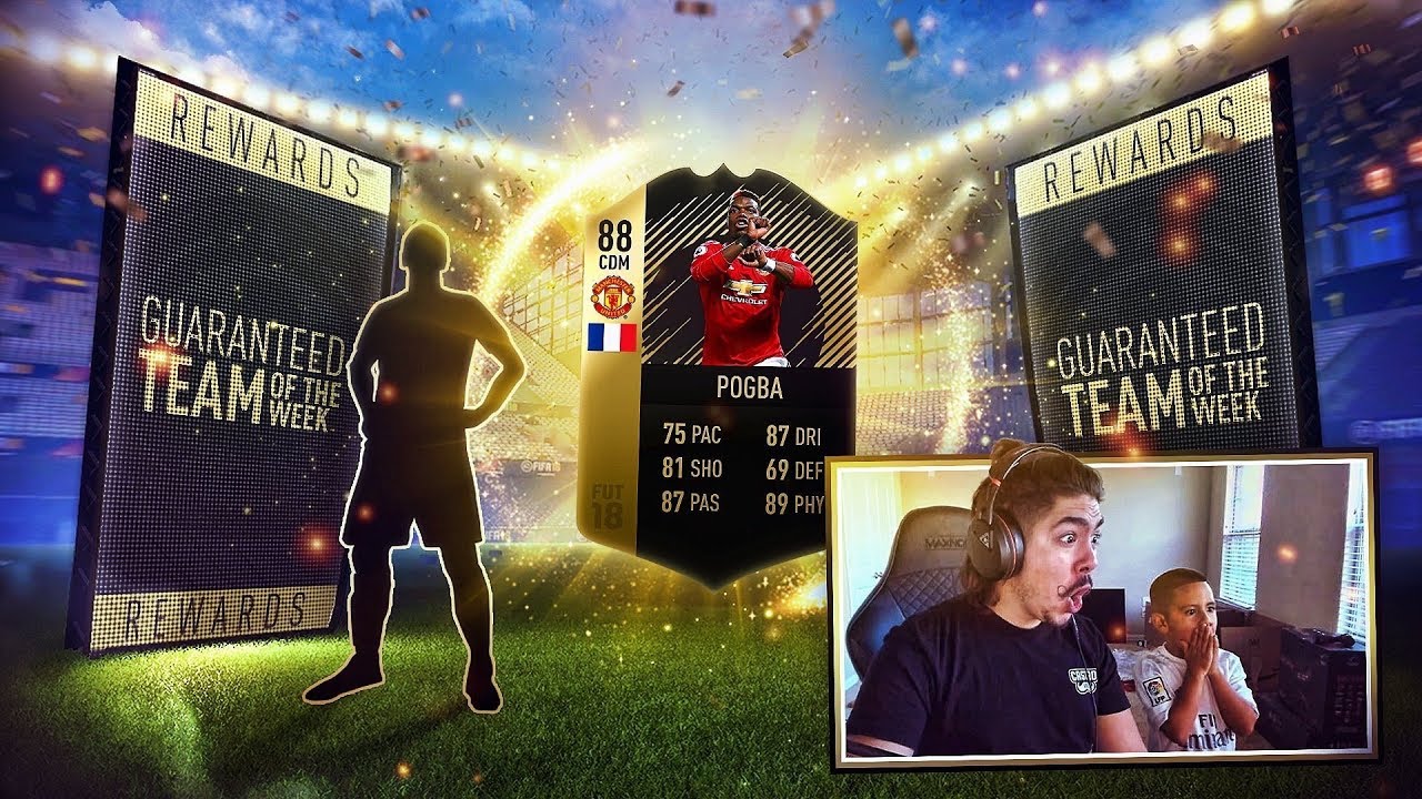 IF POGBA IN A PACK!!! GUARANTEED TOTW PACKS!! FIFA 18