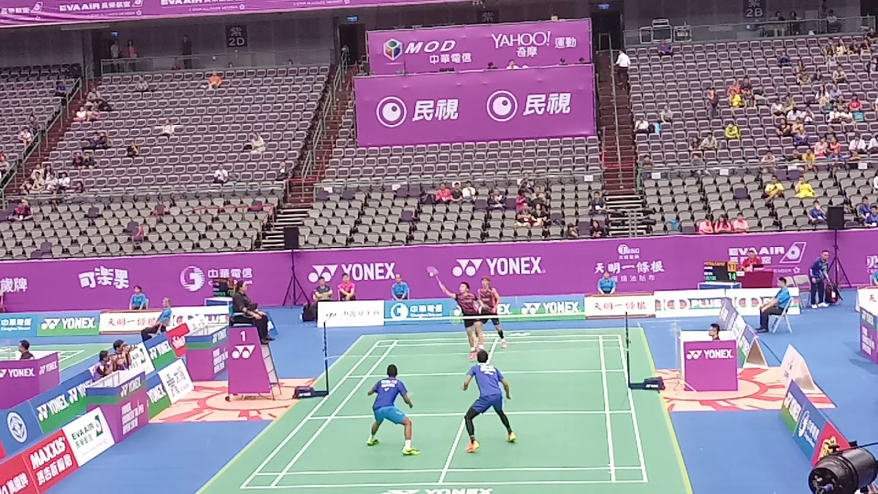 2018 Chinese Taipei Open Lee Yang/Lee Jhe Huei v.s.Frengky Wijaya PUTRA/Rian Agung SAPUTRO