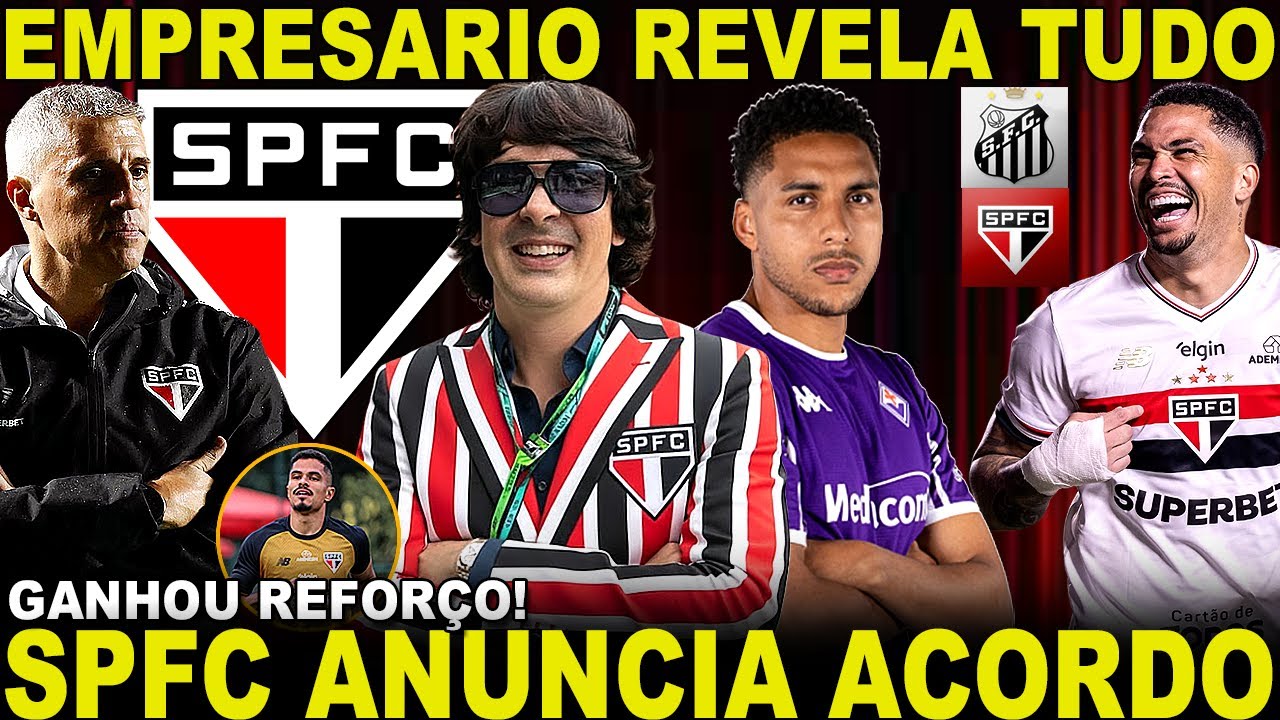 ANUNCIADO!!! SPFC OFICIALIZA 4º REFORÇO PARA 2026! NOVO MEIA CHEGANDO! SAF RESSURGE! LUCIANO RENOVA